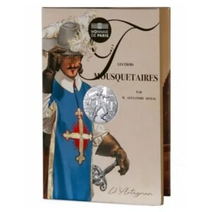 France 2024 10 euro silver Three Musketeers DArtagnan folder