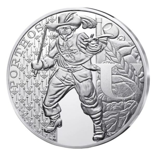 France 2024 10 euro silver-Three Musketeers Porthos