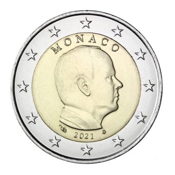 Monaco 2Euro 2021 national Monaco 2Euro 2021 national regular