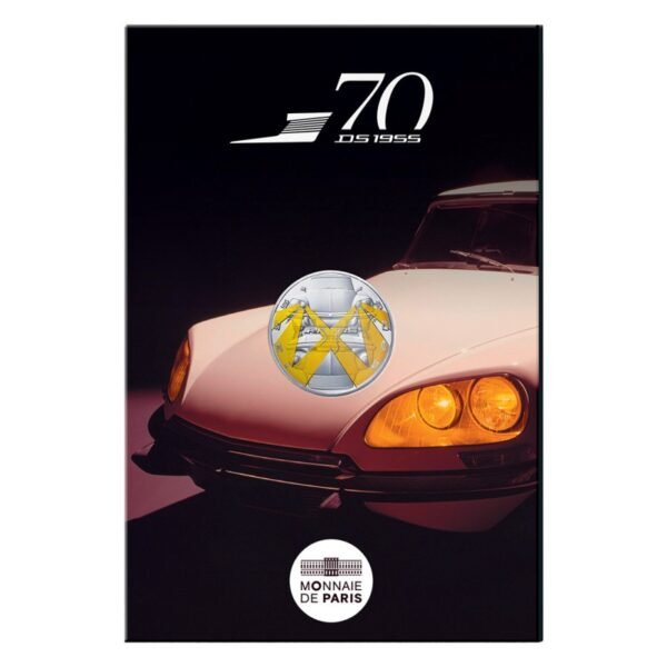 France 2025 10 euro silver coin Citroen DS in folder