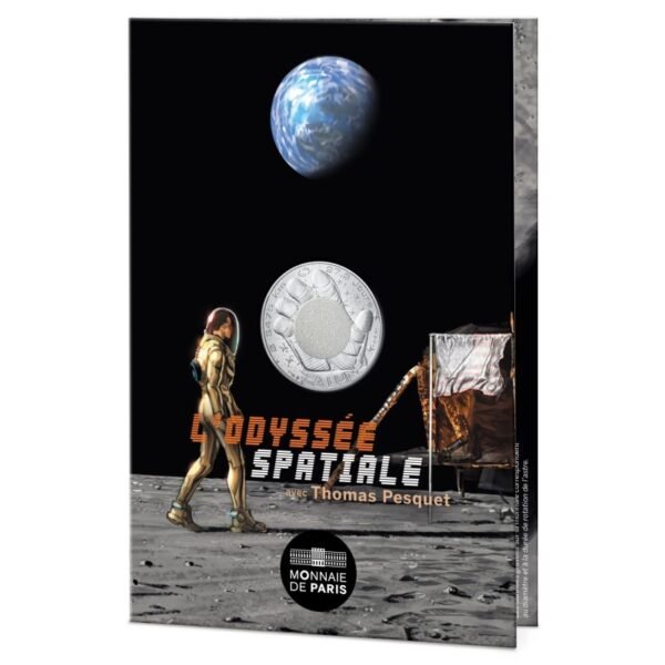 France 2025 10 euro silver Odyssey-Moon folder