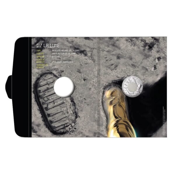 France 2025 10 euro silver Odyssey-Moon in folder