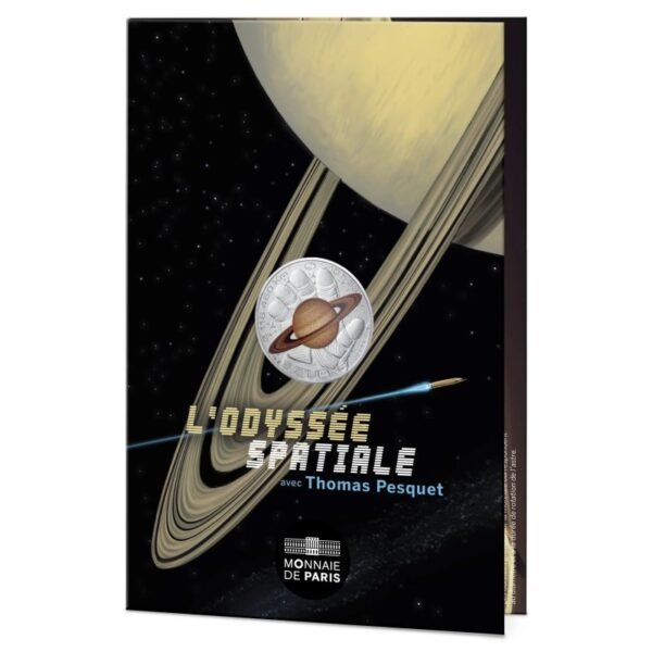 France 2025 10 euro silver Odyssey-Saturn folder
