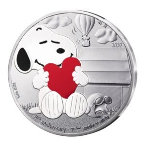 France 2025 10 euro silver coin Peanuts Snoopy