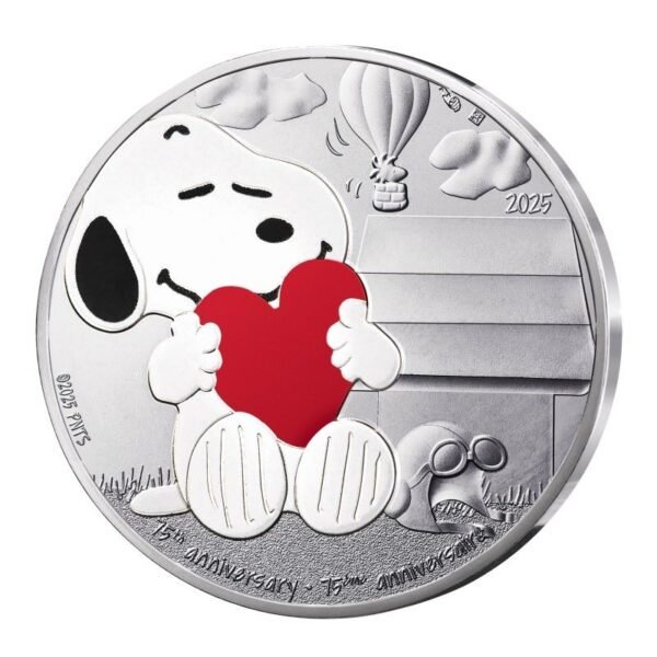 France 2025 10 euro silver coin Peanuts Snoopy