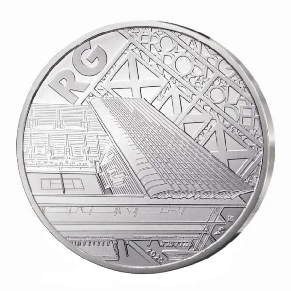 France 2025 10 euro silver coin Roland Garros