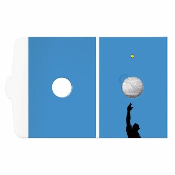 France 2025 10 euro silver coin Roland Garros in folder