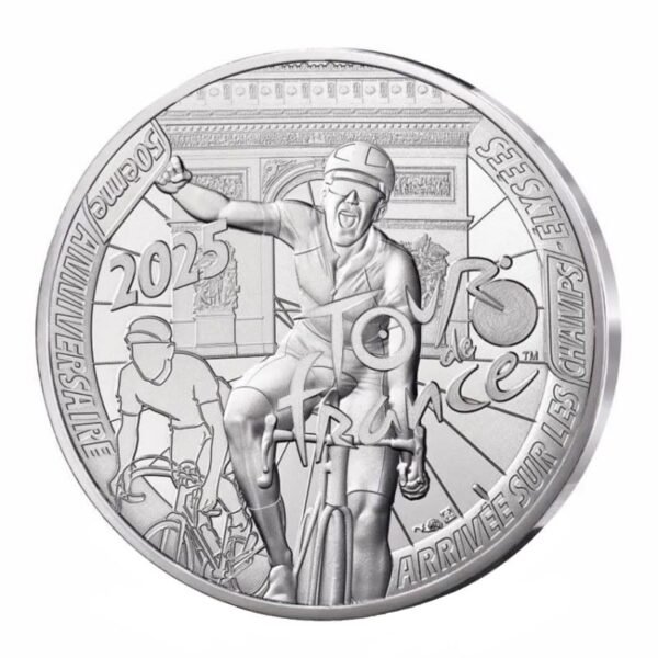 France 2025 10 euro silver coin Tour de France