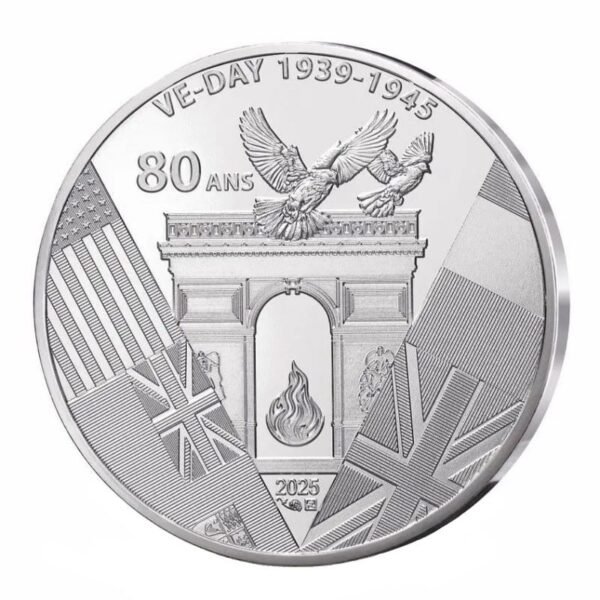 France 2025 10 euro silver coin VE-Day