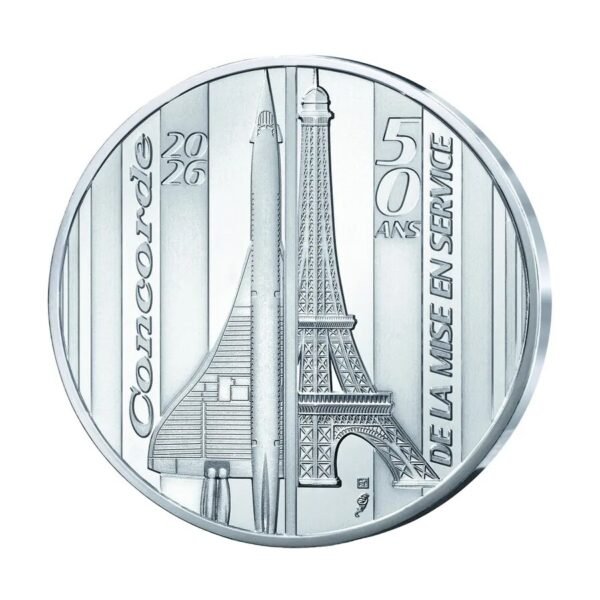 France 2026 10 euro silver coin Concorde