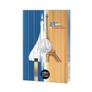 France 2026 10 euro silver coin Concorde in folder
