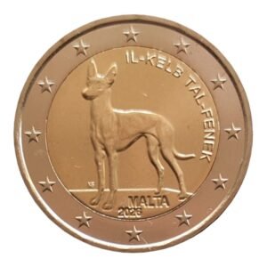 Malta 2 euro 2026 Pharaoh Hound