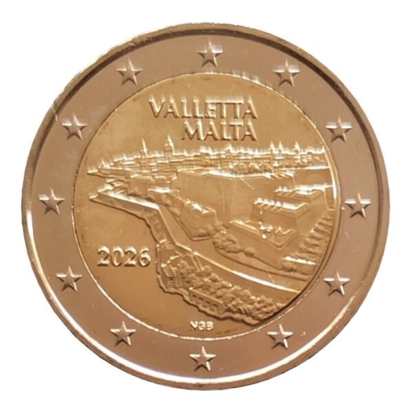 Malta 2 euro 2026 Valeta