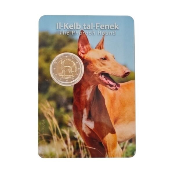 Malta 2 euro 2026 Pharaon hound coincard