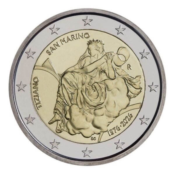 San Marino 2euro 2026 Tiziano coin