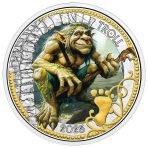 Austrija 2025 3 euro coin Troll