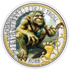 Austrija 2025 3 euro coin Troll