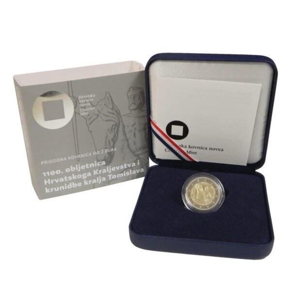 Croatia 2 euro 2025 King Tomislav PROOF in box