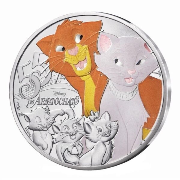 France 2025 10 euro silver coin Aristocats