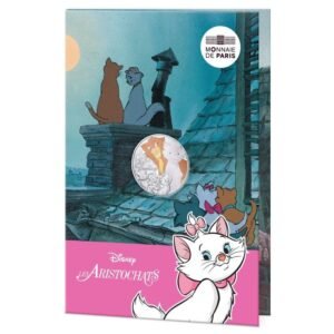 France 2025 10 euro silver coin Aristocats folder