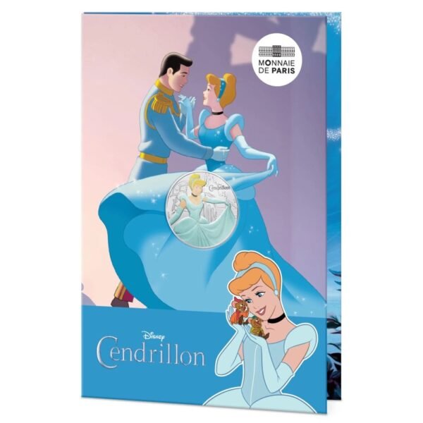 France 2025 10 euro silver coin Cinderella folder
