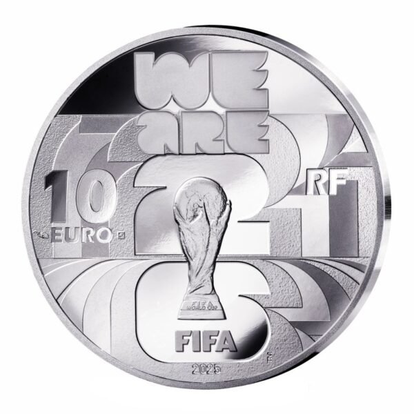 France 2025 10 euro silver coin FIFA 2026