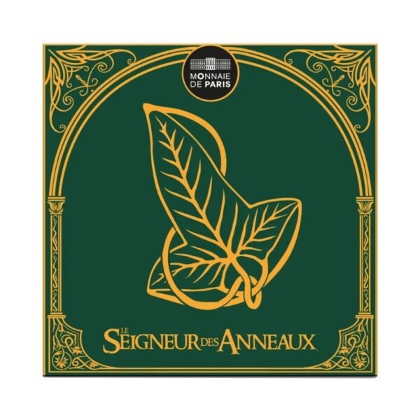 France 2026 100 euro coin Leaf of Lorien box