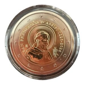 Italy 2 euro coin 2026 Assisi reverse proof Italy 2 euro coin 2026 Assisi reverse proof