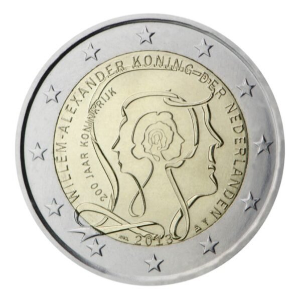 Netherlands 2 euro coin 2013 Kingdom