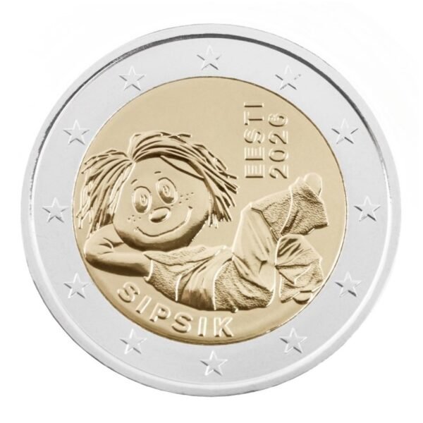 Estonia 2 euro coin 2026 Sipsik