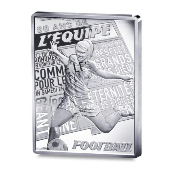 France 2026 10 euro silver coin LEquipe-Football