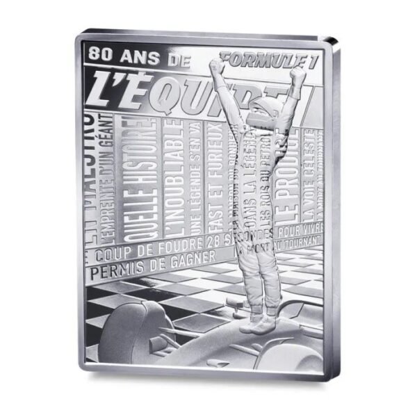 France 2026 10 euro silver coin LEquipe-Formula1