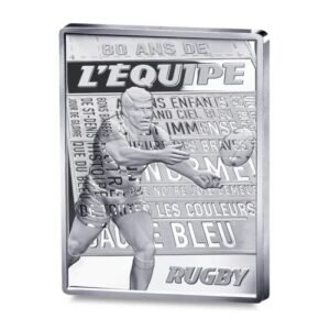 France 2026 10 euro silver coin LEquipe-Rugby