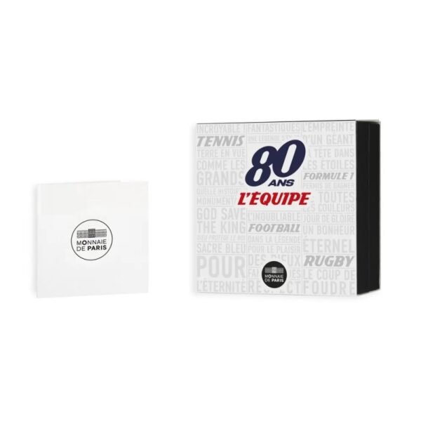 France 2026 10 euro silver coin LEquipe box