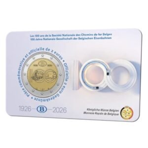 Belgium 2 euro 2026 Railway coincard FR
