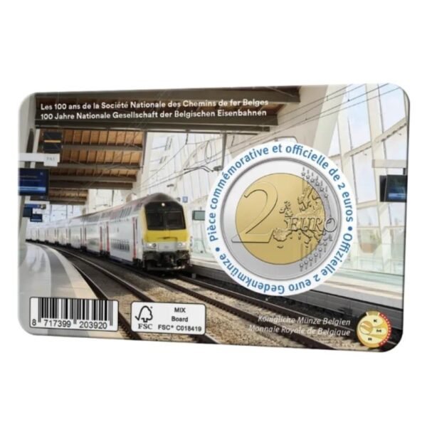 Belgium 2 euro 2026 Railway coincard NL