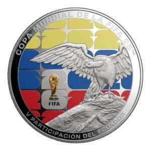 Ecuador 2026 1 sucre silver coin FIFA2026