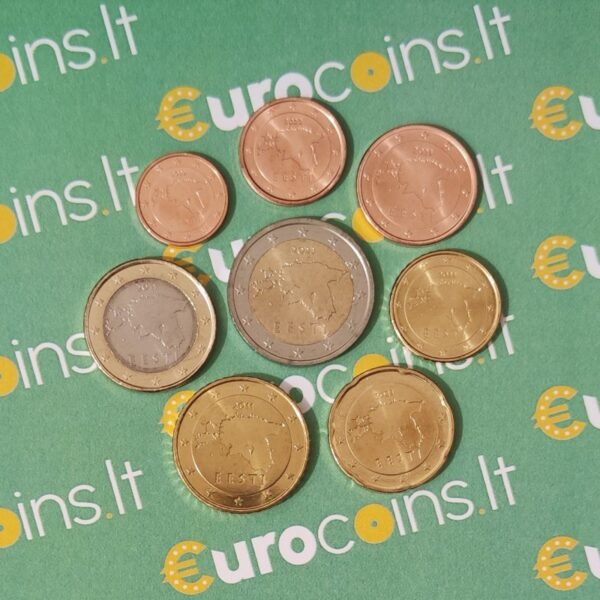 Estija mix euro setas UNC