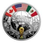 Kazachstan 2026 100 tenge silver coin - FIFA 2026-World football cup