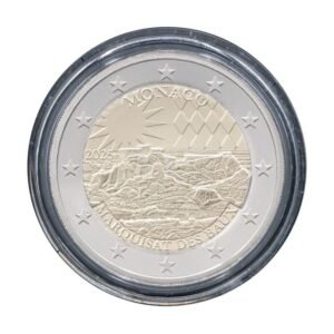 Monaco 2 euro 2025 Baux in capsule Monaco 2 euro 2025 Baux in capsule