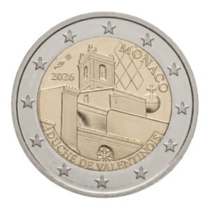 Monaco 2 euro 2026 Valentinois Monaco 2 euro 2026 Valentinois