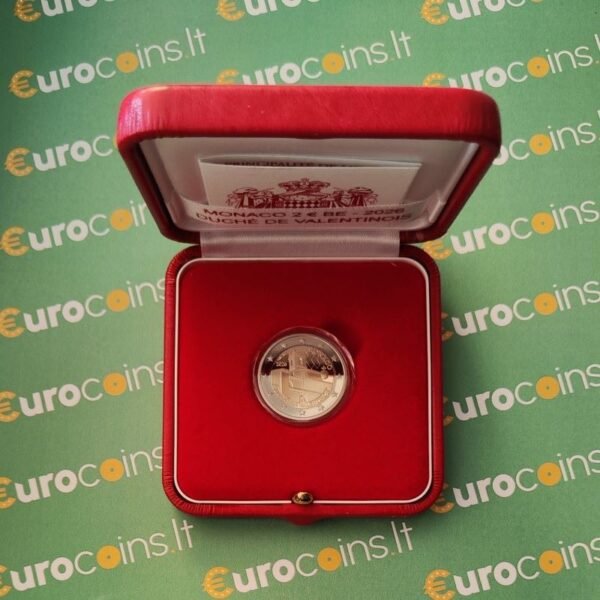Monaco 2 euro 2026 Valentinois in box Monaco 2 euro 2026 Valentinois in box
