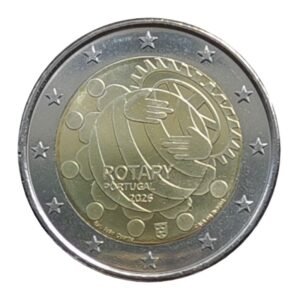 Portugalija 2 euro 2026 Rotary klubui
