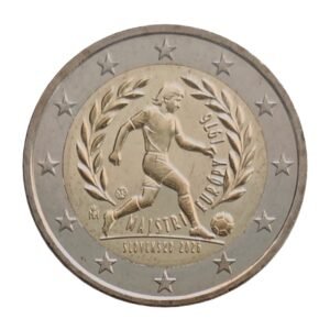 Slovakija 2 euro coin 2026 Football