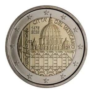 Vatican 2 euro 2025 Michelangelo coin