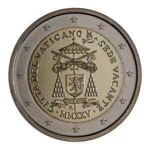 Vatican 2 euro 2025 Sede Vacante coin