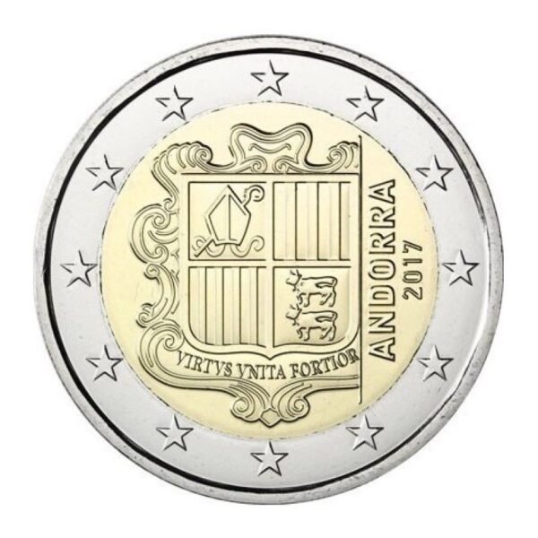 Andora 2017 2 euro regular national coin