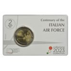Italy 2 euro coin 2023 AirForce BU coincard