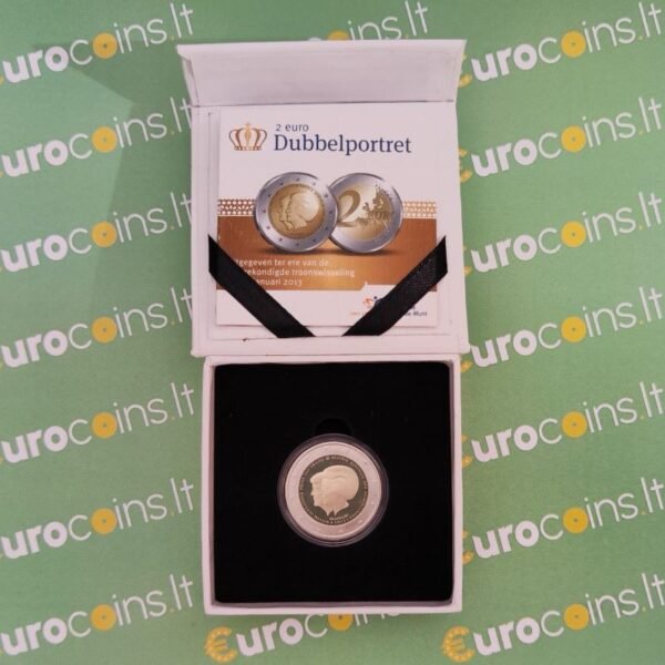 Netherlands 2 euro 2013 Double portret proof in box Netherlands 2 euro 2013 Double portret proof in box