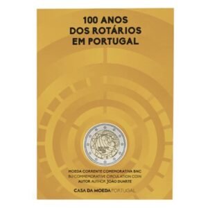 Portugal 2 euro coin 2026 Rotary BU coincard